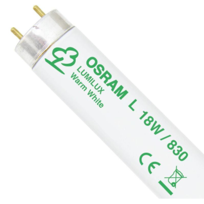 TUBE FLUO T8-18W/830 OSRAM ** (25)