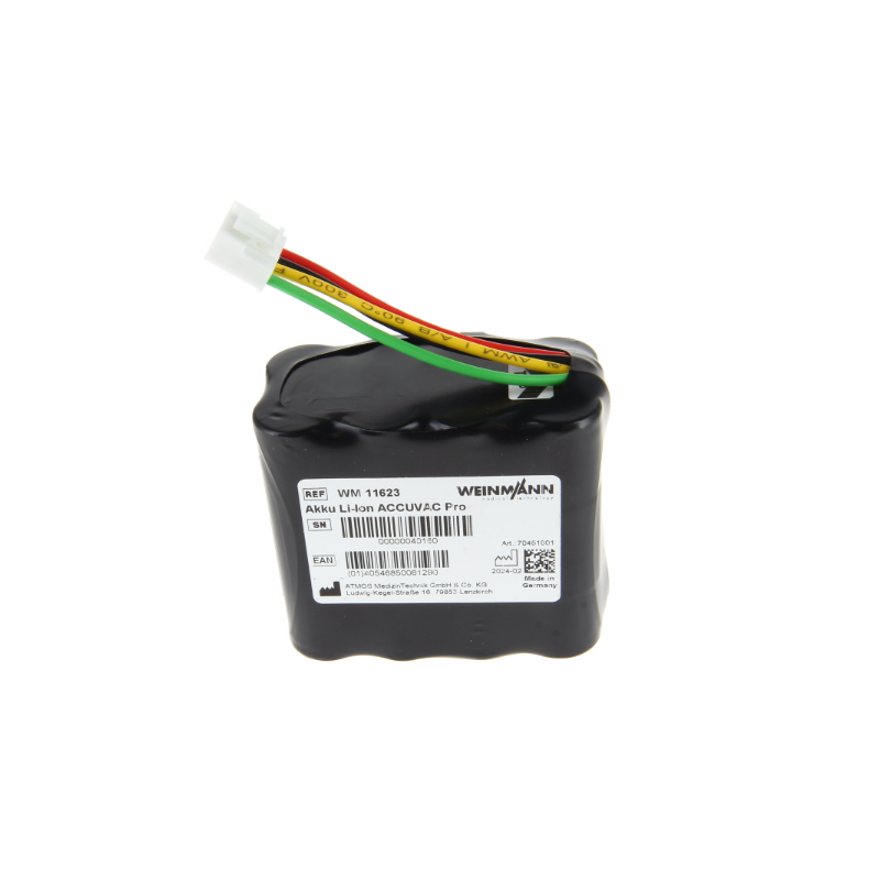 BATTERIE POUR ASPIRATEUR WEINMANN ACCUVAC WM11603