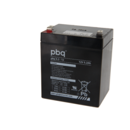 Batterie Plomb 12V PBQ 5.2-12 compatible Arjo Minstrel / Hamilton Gali