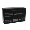 BATTERIE MULTIPOWER MP7.2-12