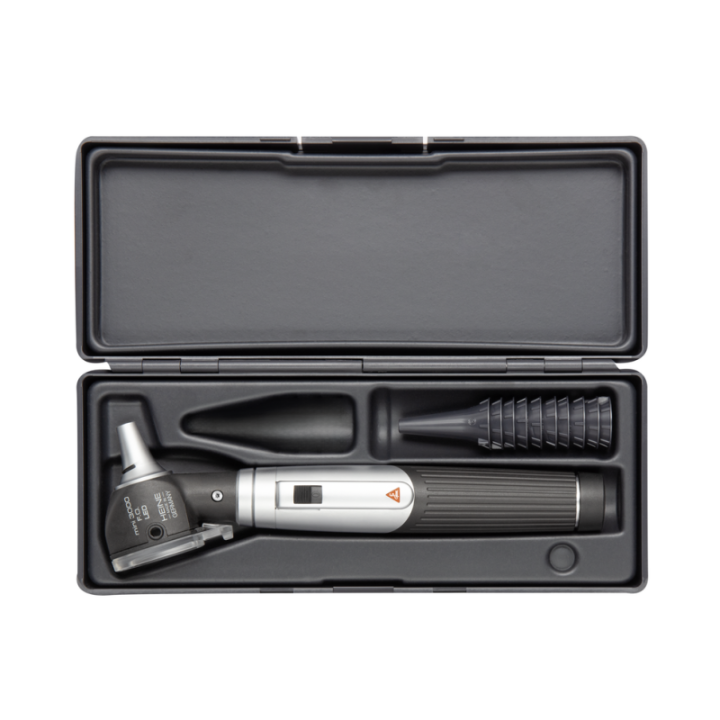 Trousse Otoscope mini 3000 F.O. LED Heine avec Poignée à piles