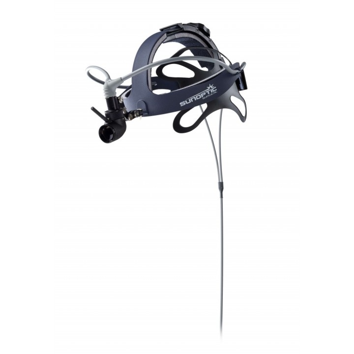 Lampe frontale avec RCS bleu, câble UltraGrip SU0080 gris
