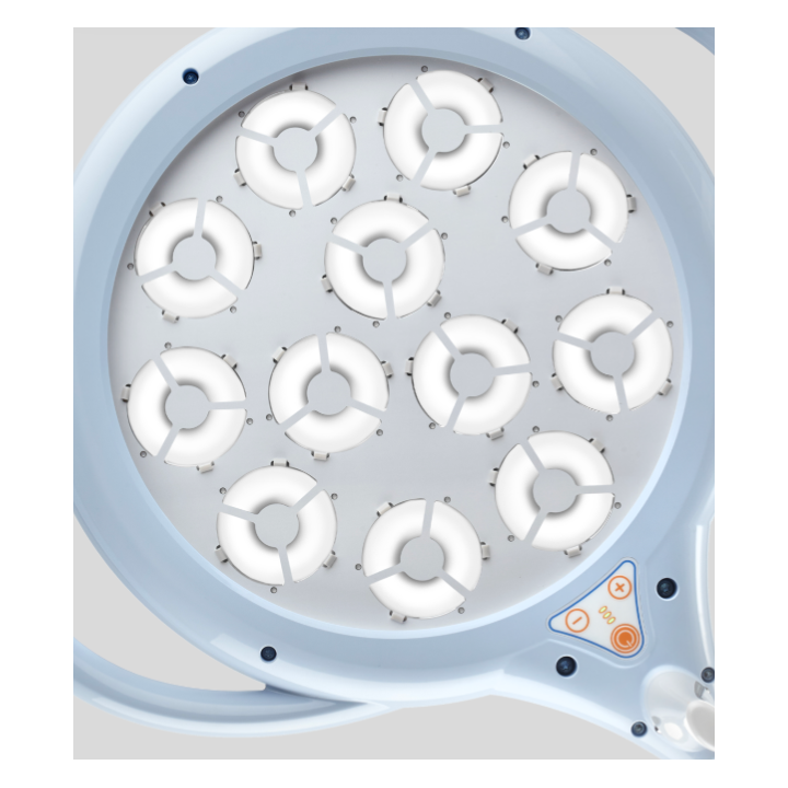 Lampe scialytique PENTALED 12 Plafond
