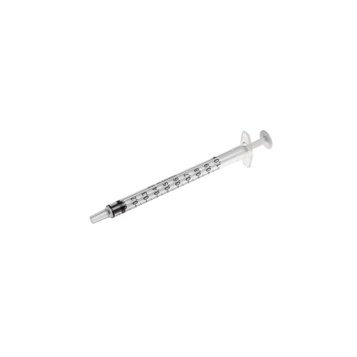 SERINGUES INJECTION PLASTIPAKTM TUBERCULINE 1ML 1 ml EMBOUT CENTRE SS