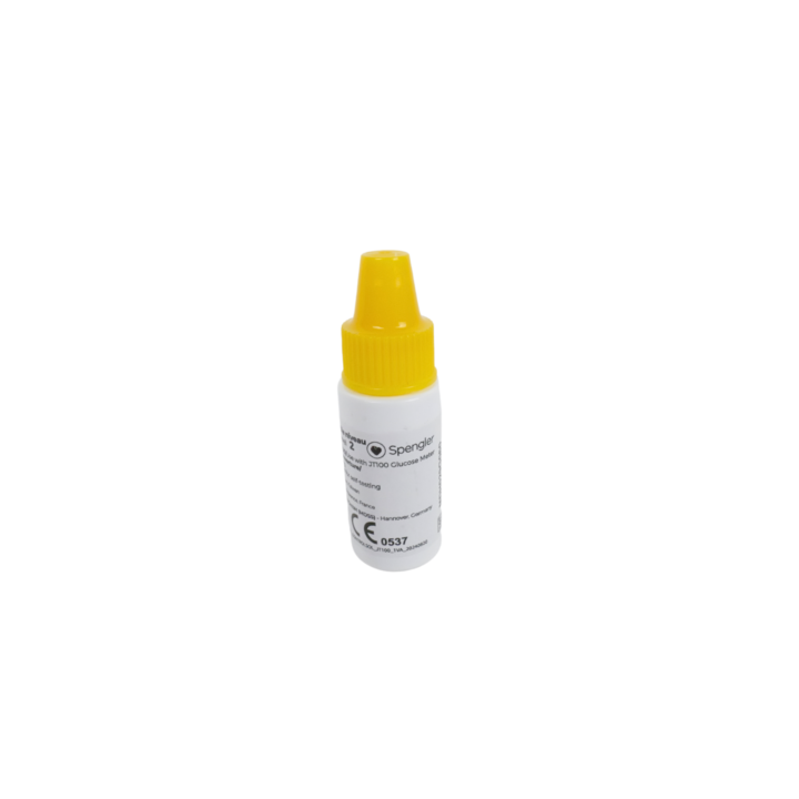 Solution de contrôle pour Glucomètre JT 100 Spengler 4mL - GLU042