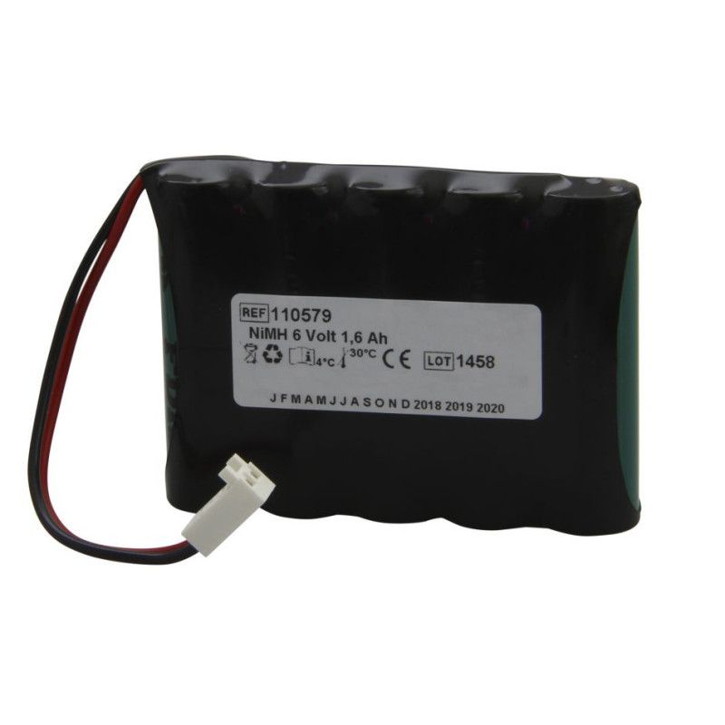 Batterie pour Moniteur Caradyne Criterion 40, 60 Monitor Respironics 6V 1.6Ah - COMPATIBLE