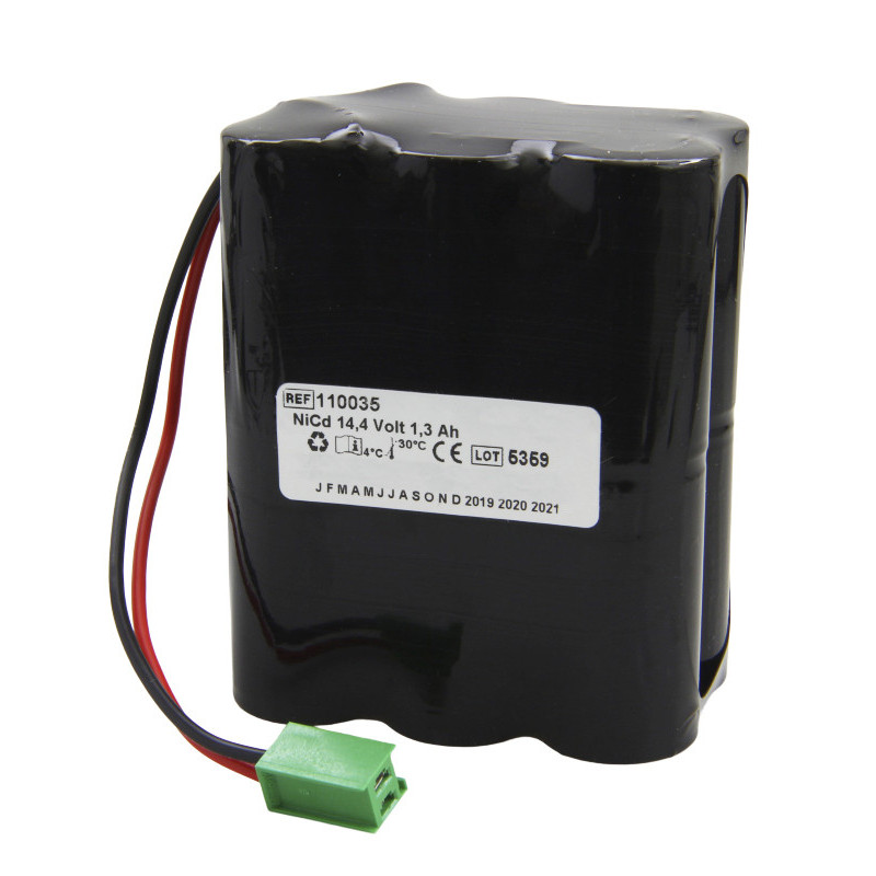 Batterie compatible avec le défibrillateur Hellige SCB2 14,4 V