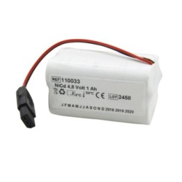 Batterie 4,8 V compatible pour Hellige GE Tonoport II, III, IV