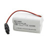 Battery for Hellige GE Tonoport II, III, IV - incl. connector  4,8 V