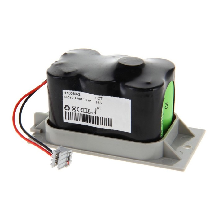 Batterie 7.2V compatible Braun Infusomat FMS - livrée avec vis et plaq