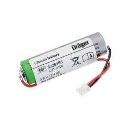 Batterie 3,6 V au lithium d'origine pour Draeger Pac 6x00/8x00