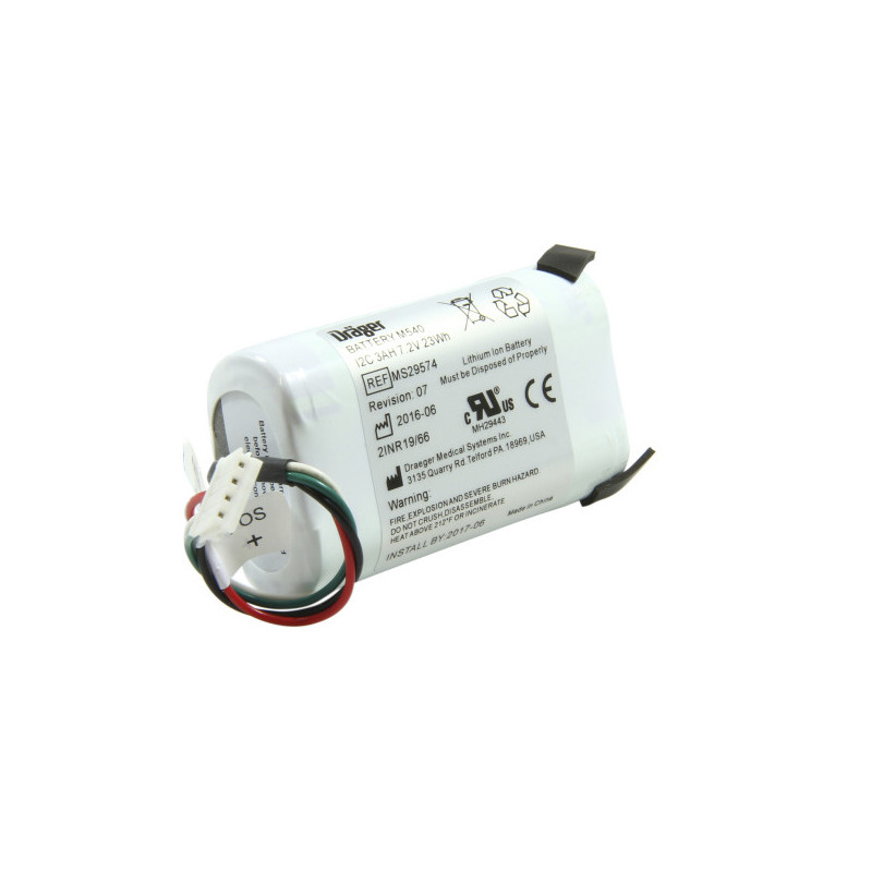 7.2V Original Li Ion battery for Dräger Infinty monitor M540