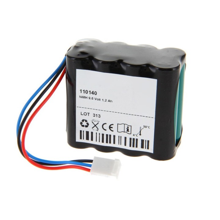 Batterie 9,6 V Dräger Oxipac 2500 - Compatible