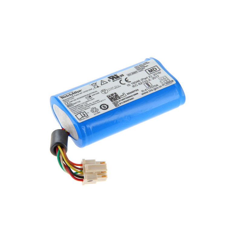 7,2V Li Ion battery for Welch Allyn pressure unit Connex Spot, 2-cell,CSM 7500 Vital, BATT22
