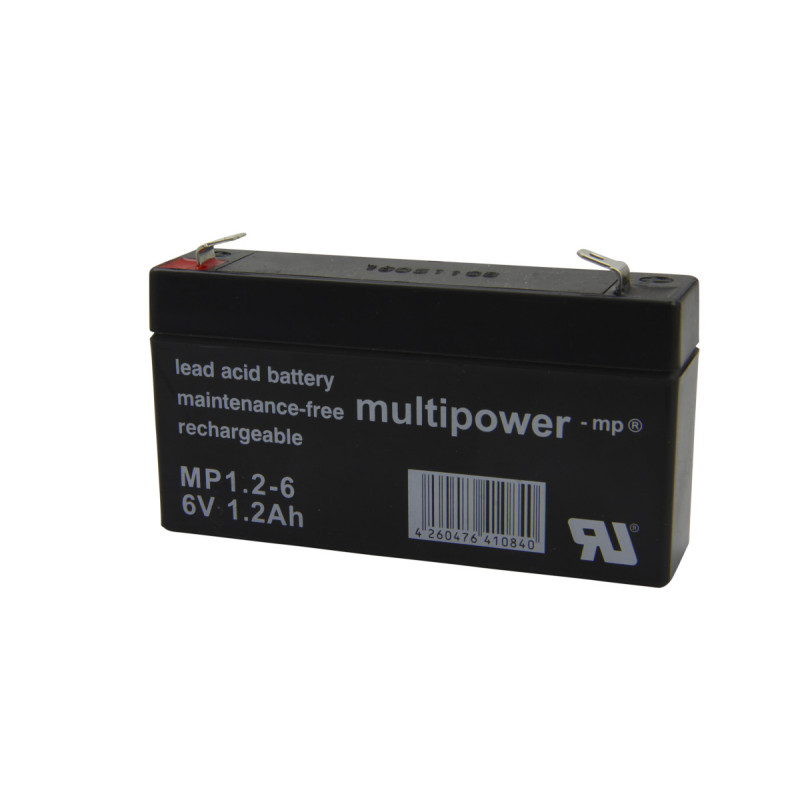 Batterie Plomb 6V Multipower MP1,2-6