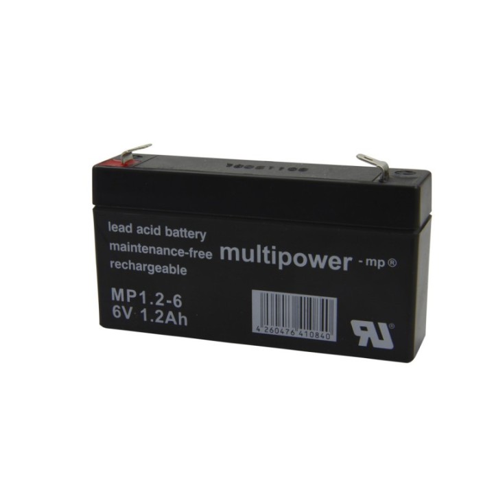 Batterie Multipower au Plomb 6V MP1,2-6