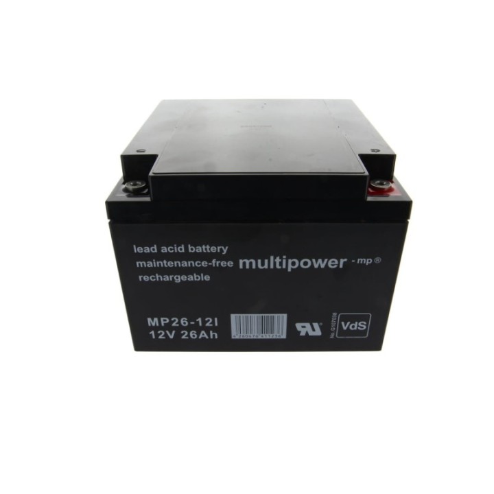 Batterie Plomb 12V Multipower MP26-12, MP26-12I