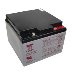 12V Yuasa lead-acid battery...