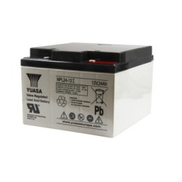 Batterie Plomb 12V Yuasa NP24-12 I, NPL24-12I - LL