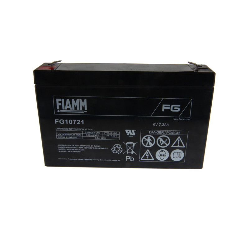 6V Fiamm lead-acid battery FG10721