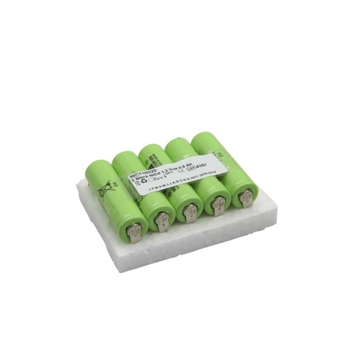 Batterie 1,2V compatible avec le Fresenius Vial (MCM) Injekcomat