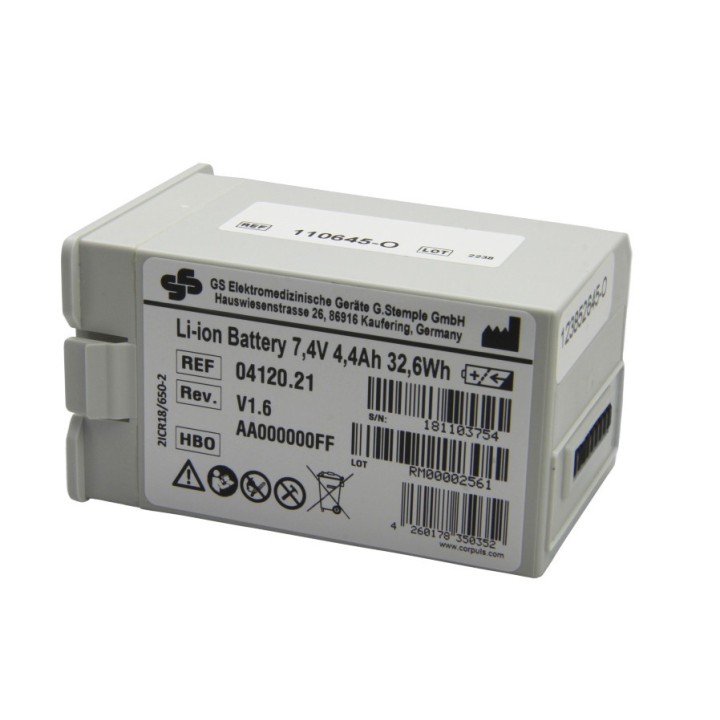 Batterie 7,4V d'origine pour défibrillateur Corpuls C1, C3