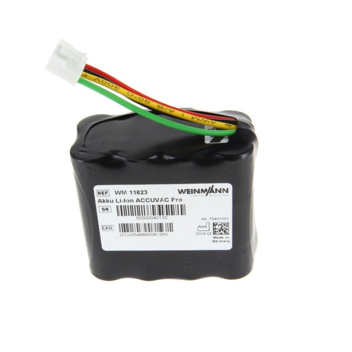 14,4 V Original Li Ion battery for Weinmann Accuvac Pro WM11623