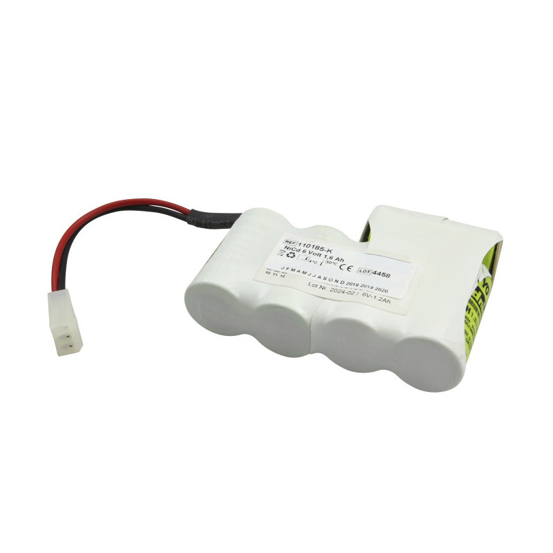 Batterie 6V compatible ECG HP-Philips, Laerdal Mida M2040A, M2045A