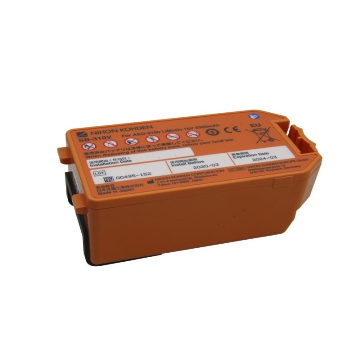Batterie lithium 15V Nihon Kohden défibrillateur Cardiolife AED3100