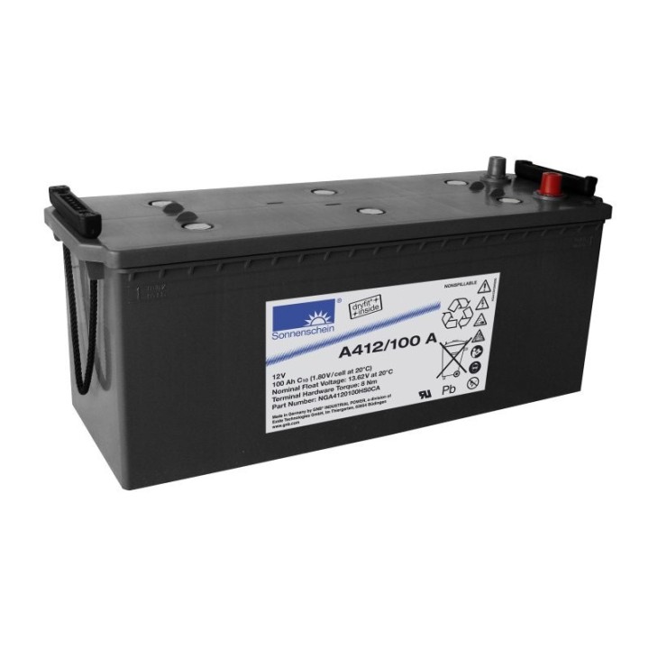 Batterie au plomb 12V Exide Sonnenschein A412/ 100 A