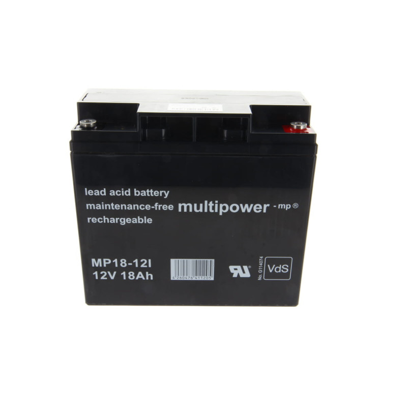 Batterie Plomb 12V Multipower MP18-12, MP18-12I