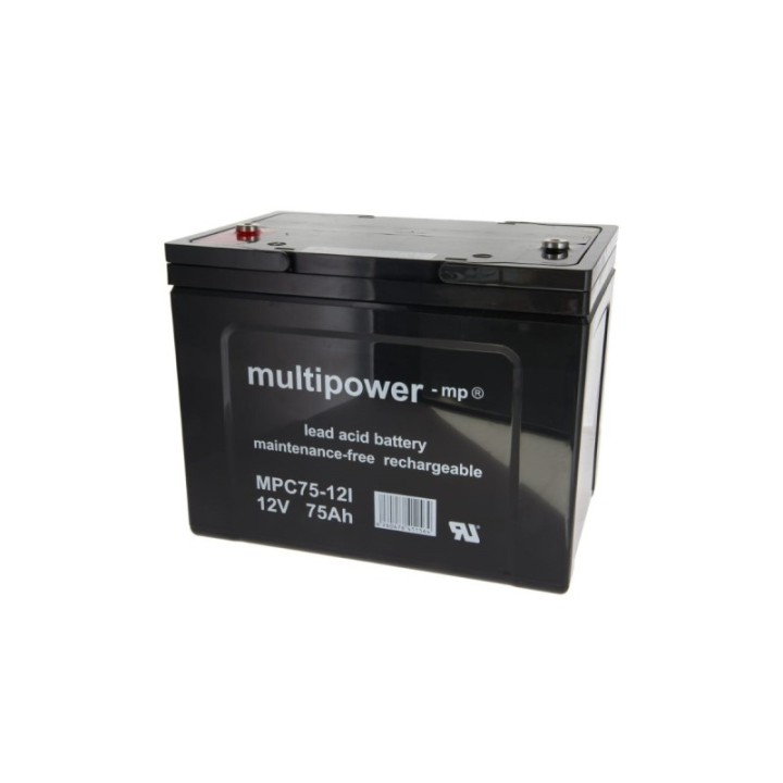 Batterie au Plomb 12V Multipower MP75-12C PB