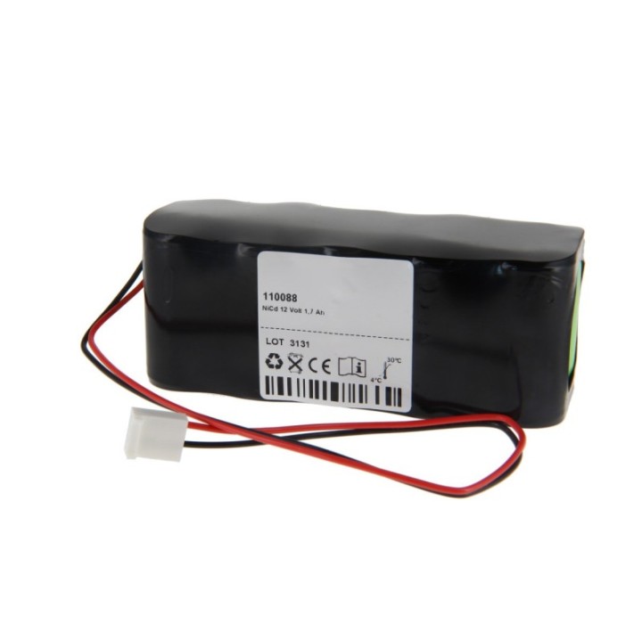Batterie 12V compatible avec pompes Fresenius Vial, MCM, 404, 504