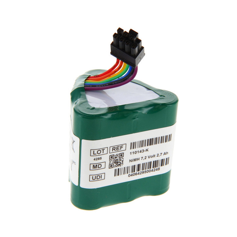 Batterie 7,2V compatible Alaris Medical (CareFusion), pompes à seringue Asena CC,