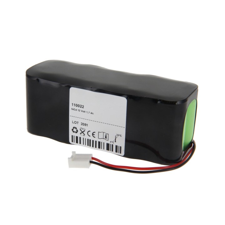 12V NC battery suitable for Fresenius Vial, MCM, VP 2000, VP 5000