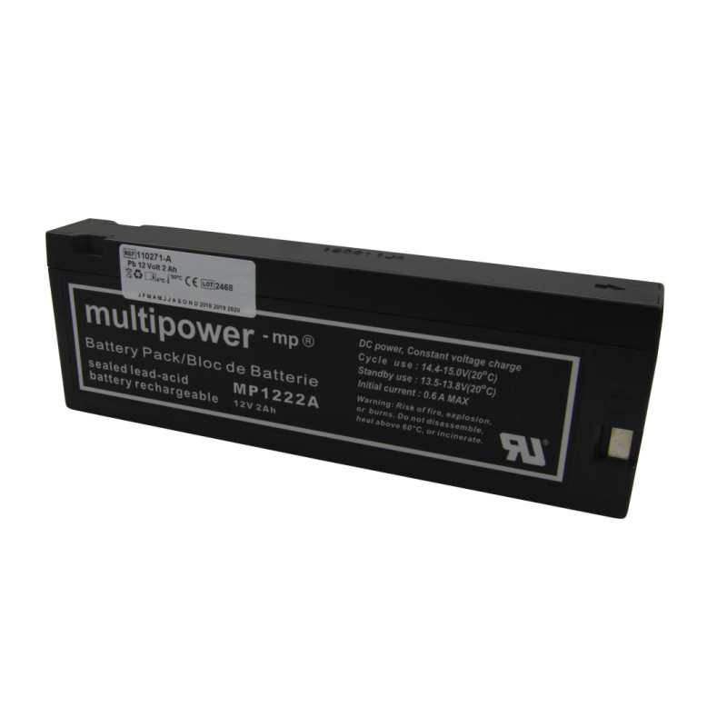 Batterie Plomb 12V compatible défibrillateurs Philips et Laerdal Heart