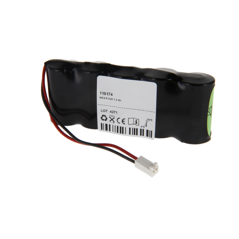 Batterie 6V compatible avec Oxymètres de pouls Nonin Medical 8600, 8604, 8700, 8800