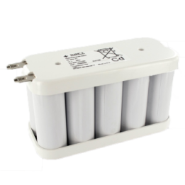 12V Batterie Ni-Cd 12V 8Ah 10VREFL Flasques Arts (804604)