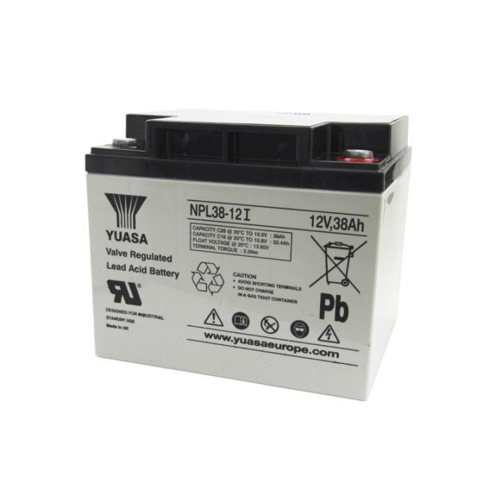 Batterie Plomb 12V Yuasa NPL38-12 I – Modèle longue durée