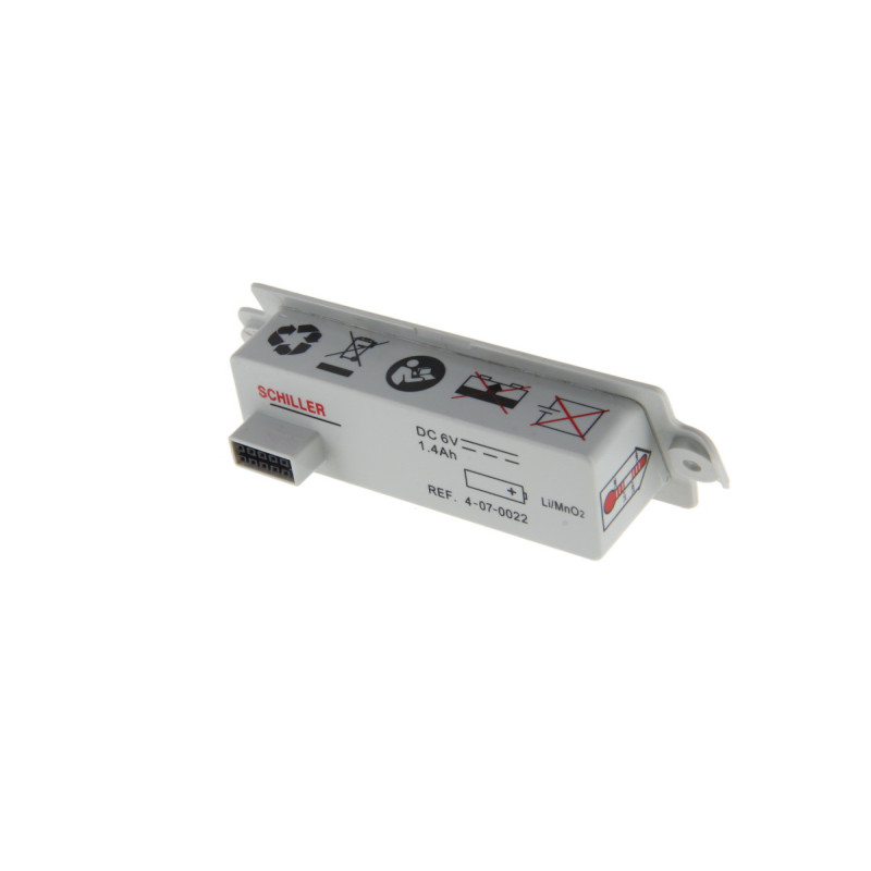6V Original Lithium battery for Schiller Defigard DG Touch 7, Physiogard Touch7 - not rechargeable