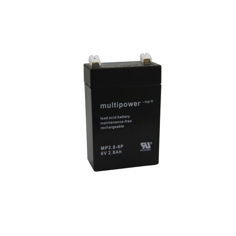 Batterie au plomb 6V Multipower MP2,8-6P