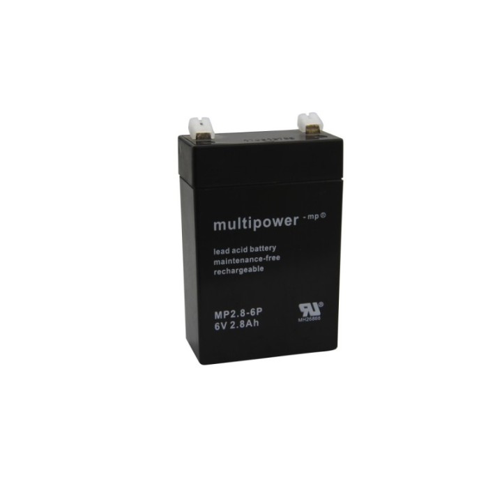 Batterie au plomb 6V Multipower MP2,8-6P