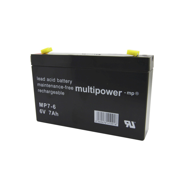 Batterie au plomb 6V Multipower MP7-6