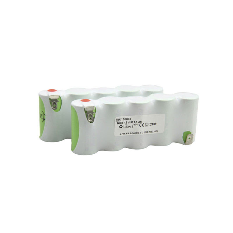 Batterie 12V compatible Défibrillateur Physio Control Lifepak 8 x2 pcs (2 x 6V)