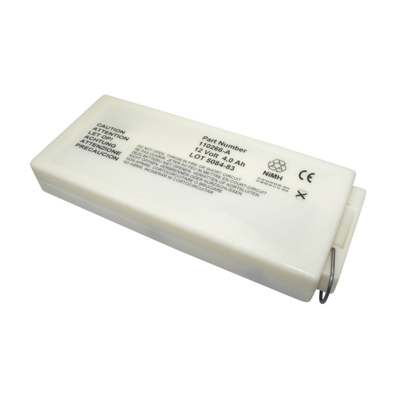 Batterie 12V pour défibrillateur MRL PIC30, PIC40, PIC50 Welch Allyn