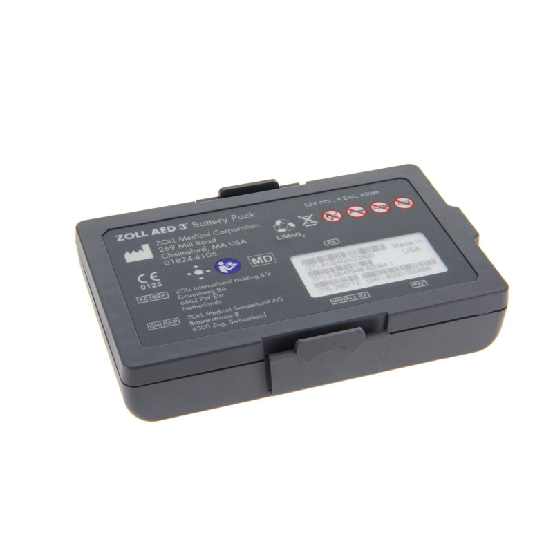 12V Original Lithium battery for Zoll Defibrillator AED 3, AED 3 BLS - non rechargeable