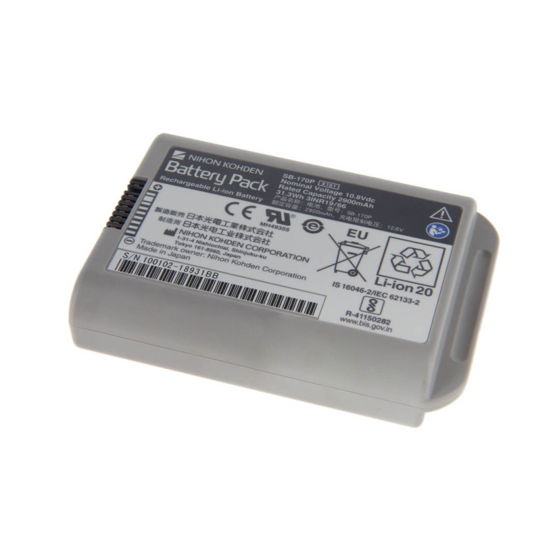 Batterie 10,8 V d'origine compatible avec Nihon Kohden Lifescope PT BSM-1700