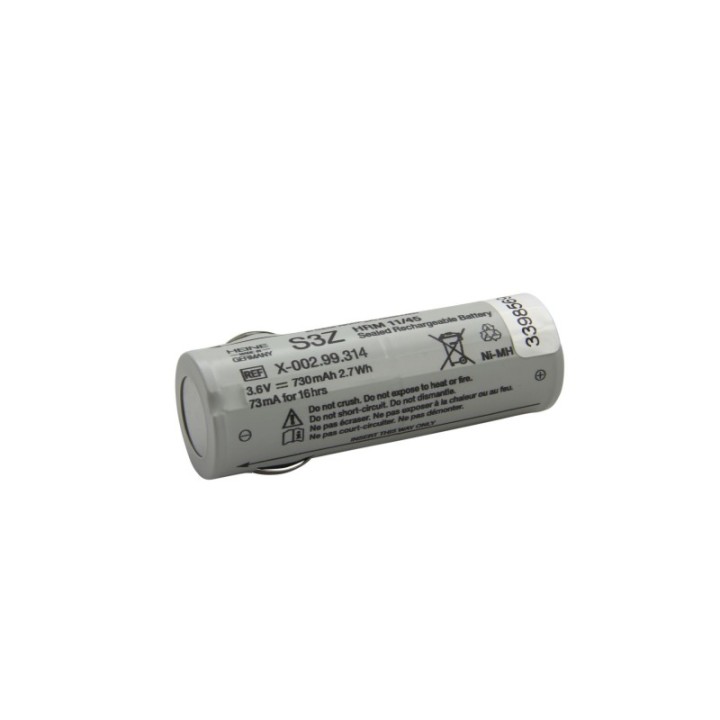 Batterie 3,6 V d'origine pour ophtalmoscope Heine S3Z, X-002.99.314