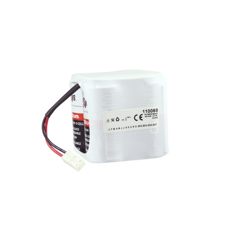 Batterie Plomb 8 V compatible aux oxymètres de pouls Physio Control Lifestat 200, 1600