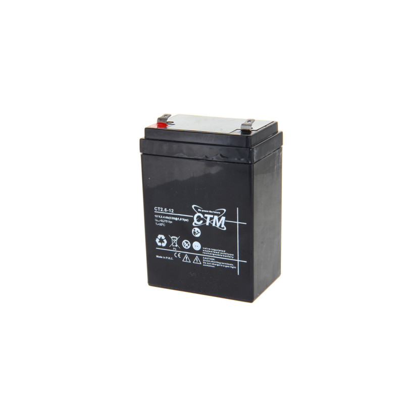 Batterie Plomb 12V CTM CT2,6-12